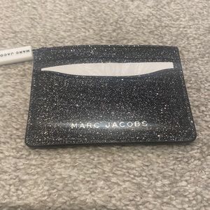 MARC JACOBS glitter card holder
